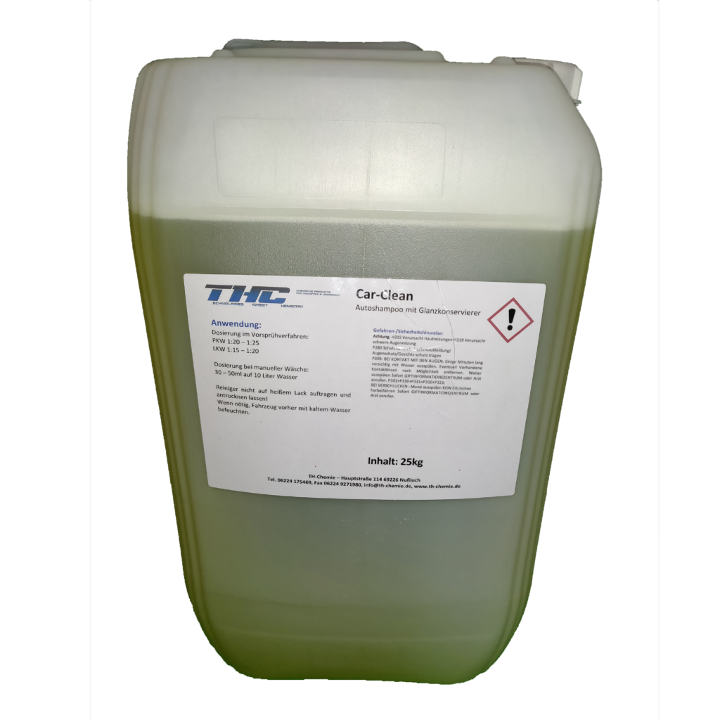 CarClean Autoshampoo mit Glanzkonservierer THChemie
